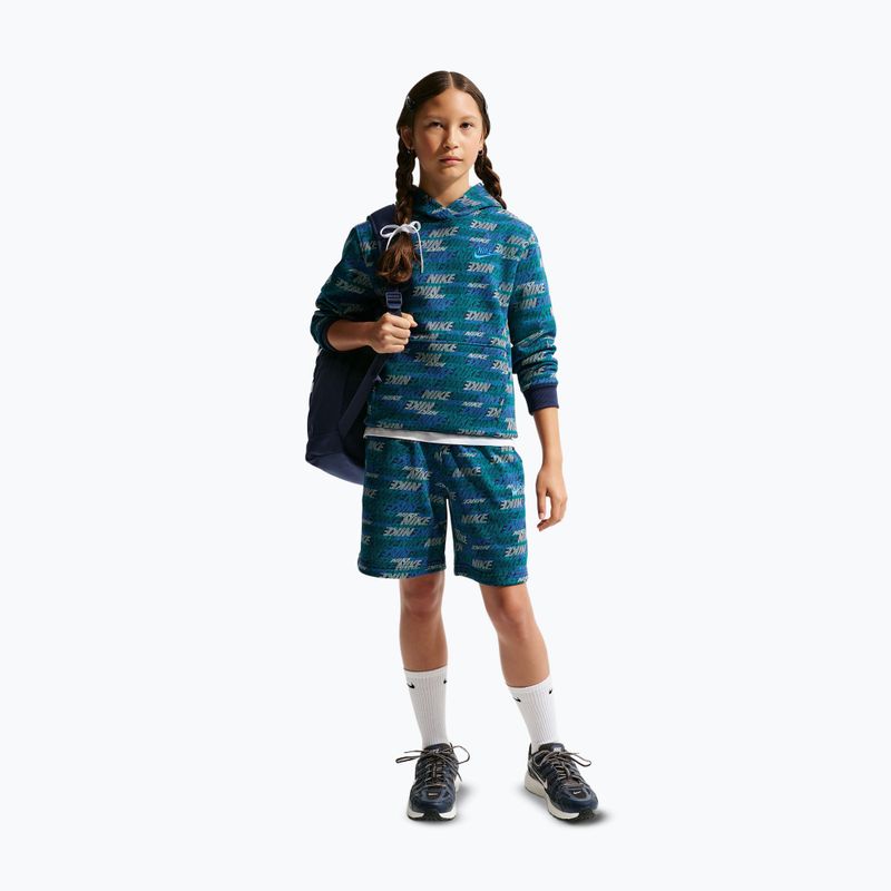 Felpa bambini Nike Sportswear Club Fleece bright spruce/midnight navy/game royal 2