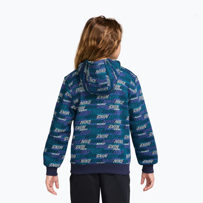 Felpa bambini Nike Sportswear Club Fleece bright spruce/midnight navy/game royal 4