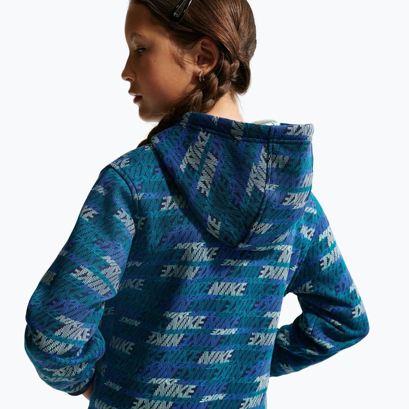 Felpa bambini Nike Sportswear Club Fleece bright spruce/midnight navy/game royal 7