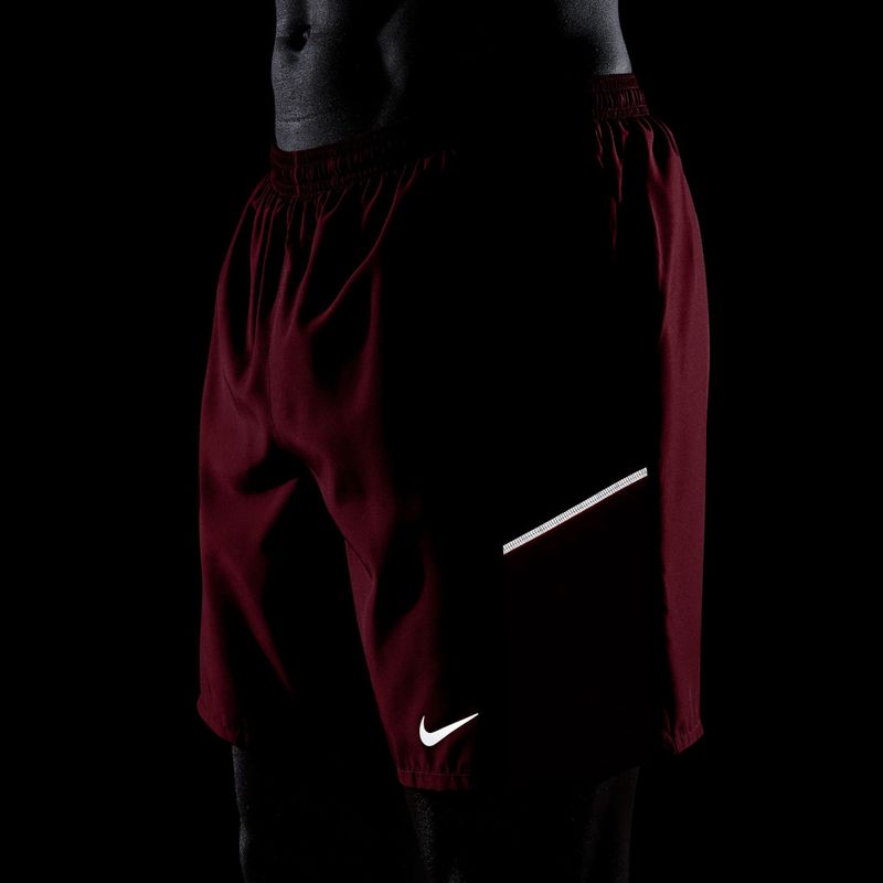 Pantaloncini da corsa da uomo Nike Miler tough red/sport red 7