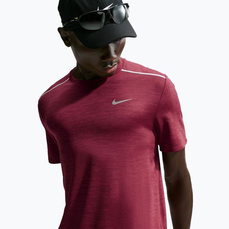 Maglia da corsa da uomo Nike Miler Dri-Fit UV tough red/mystic dates 5