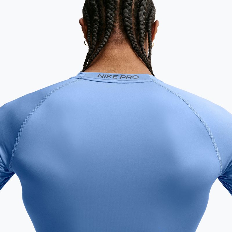 Longsleeve da allenamento da uomo Nike Pro indigo storm/black 4
