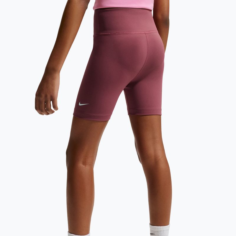 Pantaloncini bambini Nike One pink smoke/white 5