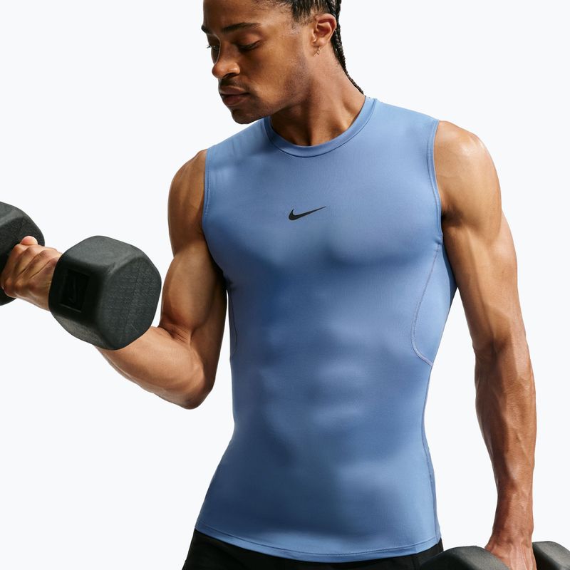Maglia training da uomo Nike Pro indigo storm/black 3