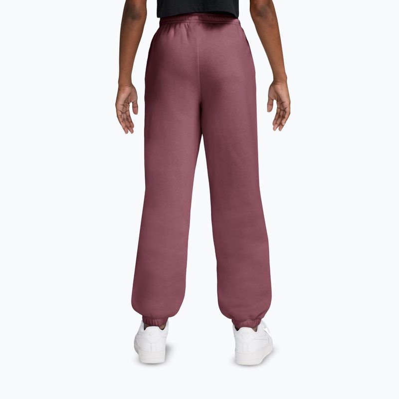 Pantaloni per bambini Nike Sportswear Studio Fleece pink smoke/white 2