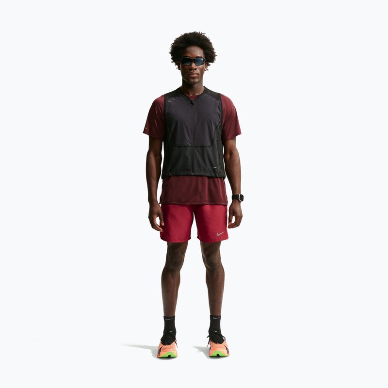 Pantaloncini da corsa da uomo Nike Miler tough red/sport red 2