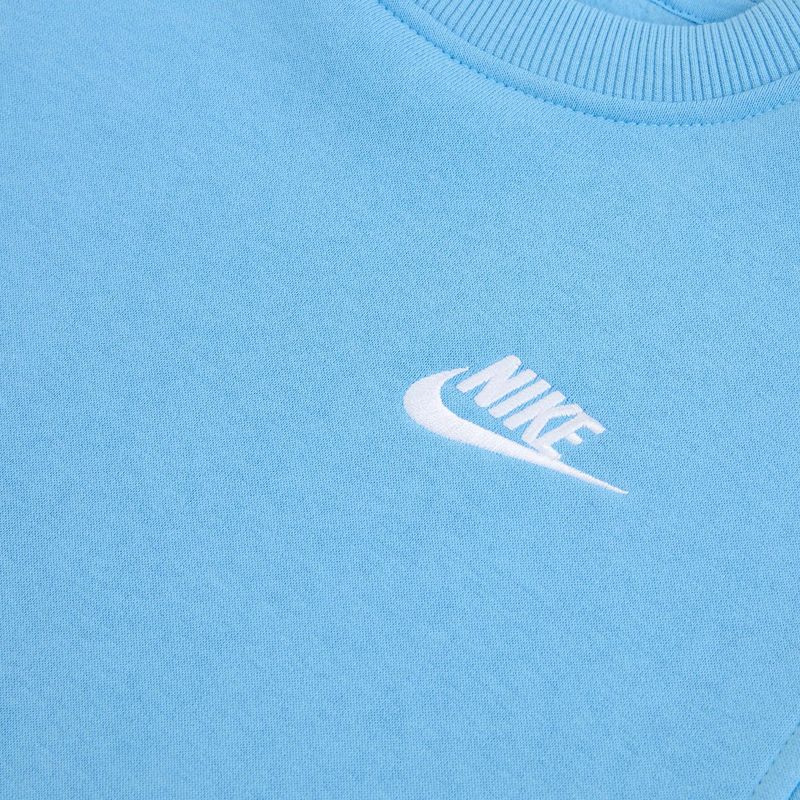 Felpa bambini Nike Sportswear Club Fleece football blue/white 3