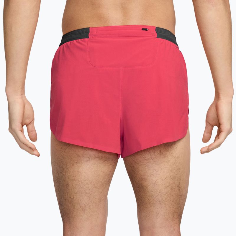 Pantaloncini da corsa da uomo Nike AeroSwift fusion red/black 2