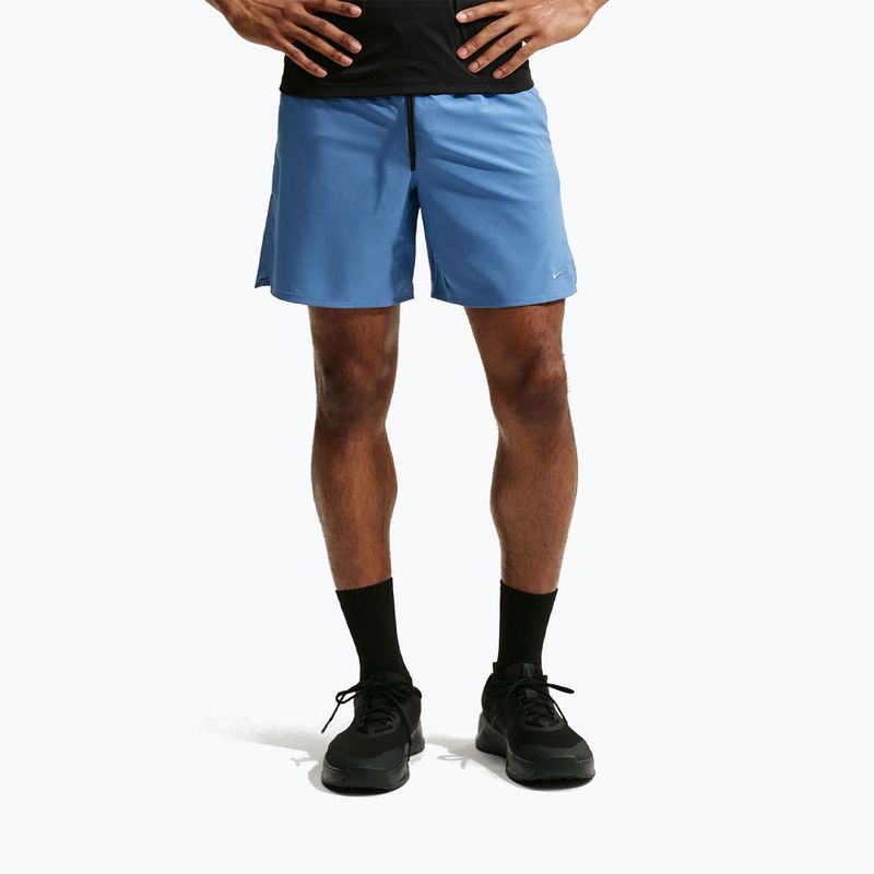 Pantaloncini da allenamento uomo Nike Unlimited indigo storm/black/indigo storm 7