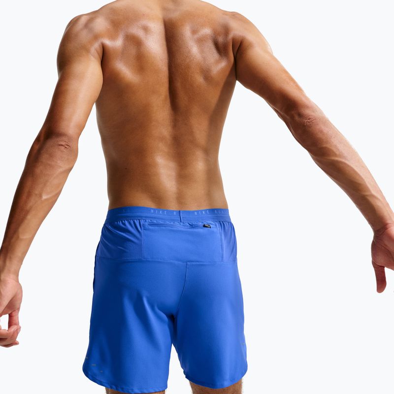 Pantaloncini da corsa da uomo Nike Stride Dri-Fit 2in1 7" hyper royal 5
