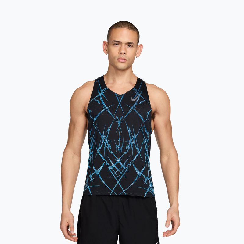Maglia da corsa da uomo Nike AeroSwift black/white