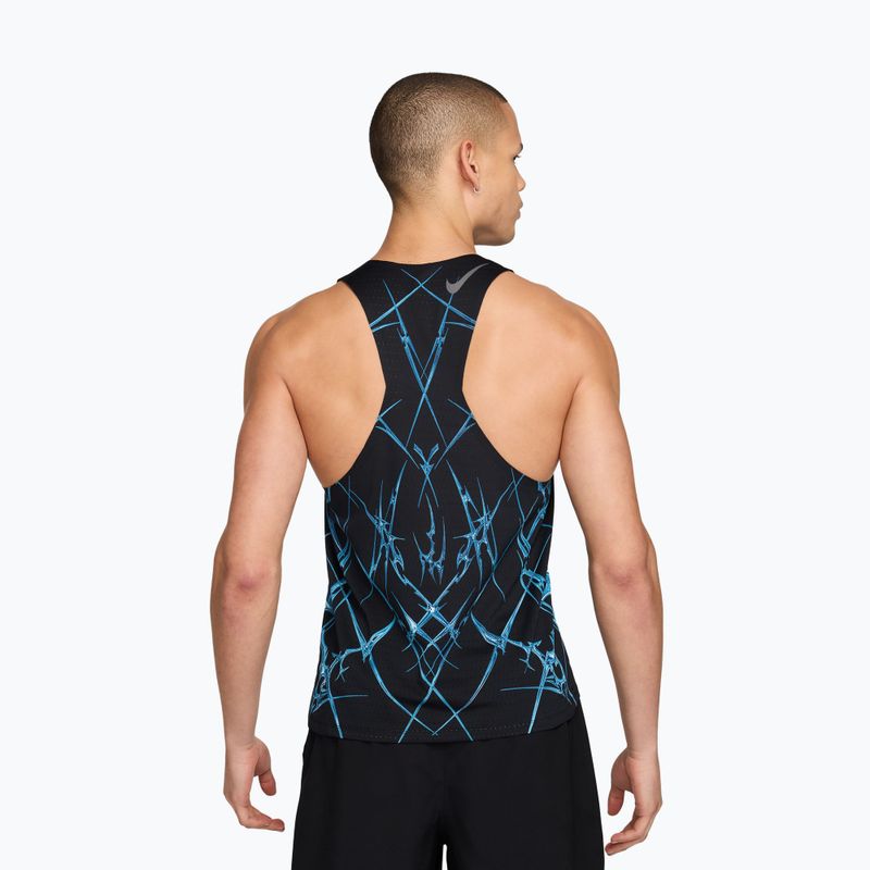Maglia da corsa da uomo Nike AeroSwift black/white 2