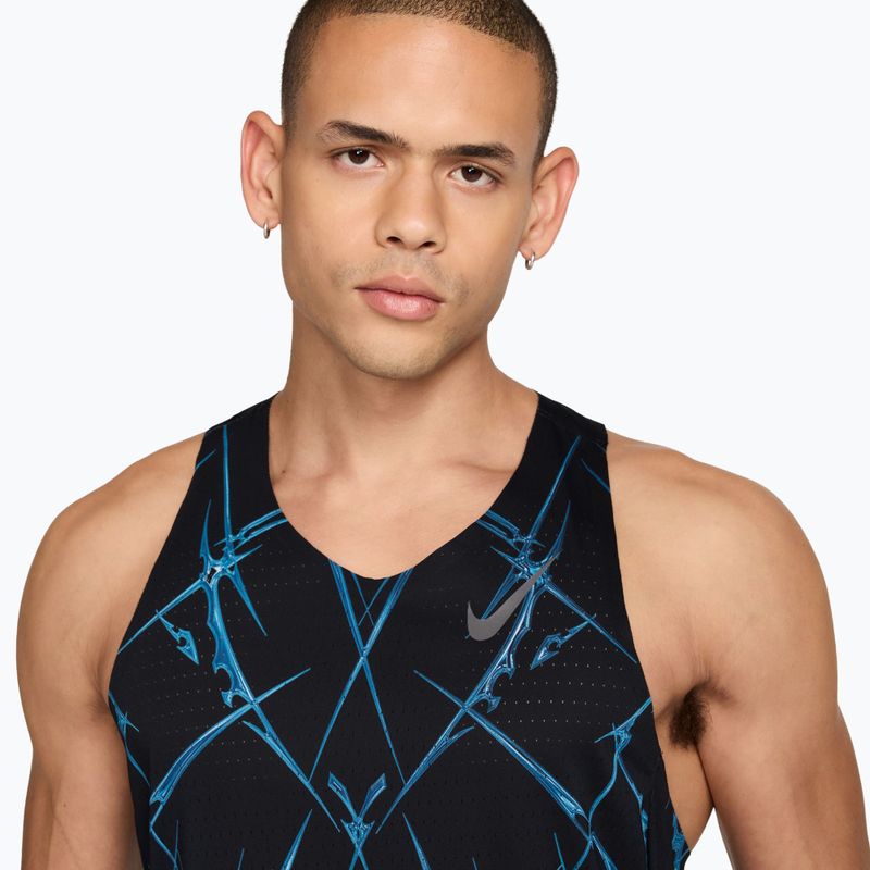 Maglia da corsa da uomo Nike AeroSwift black/white 3