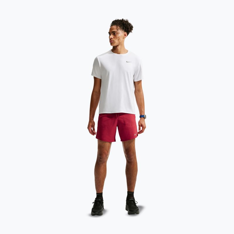 Pantaloncini da corsa da uomo Nike Stride Dri-Fit 2in1 7" tough red 2