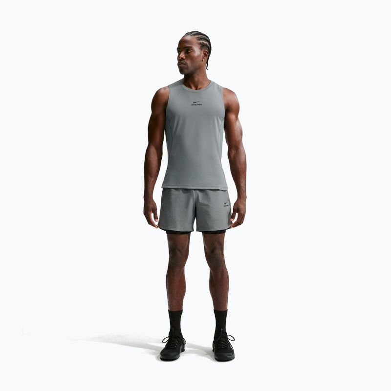 Maglia training da uomo Nike Pro smoke grey/black 7