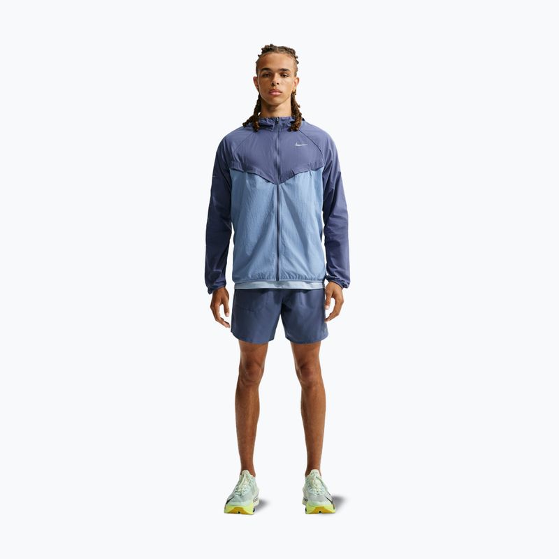Pantaloncini da corsa da uomo Nike Stride Dri-Fit Brief-Lined 7" diffused blue 2