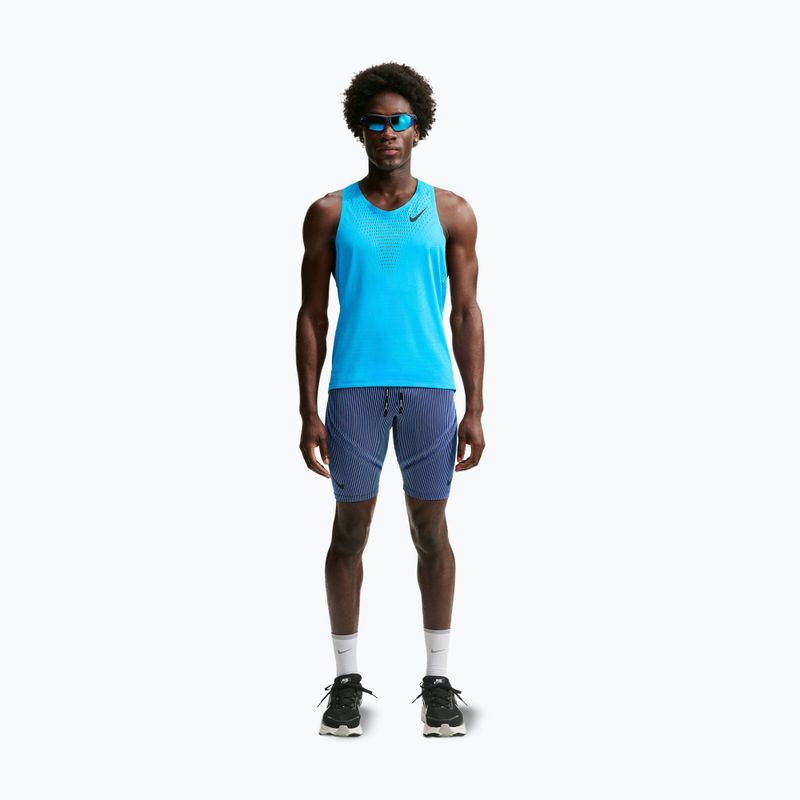 Maglia da corsa da uomo Nike AeroSwift light current blue/black 2