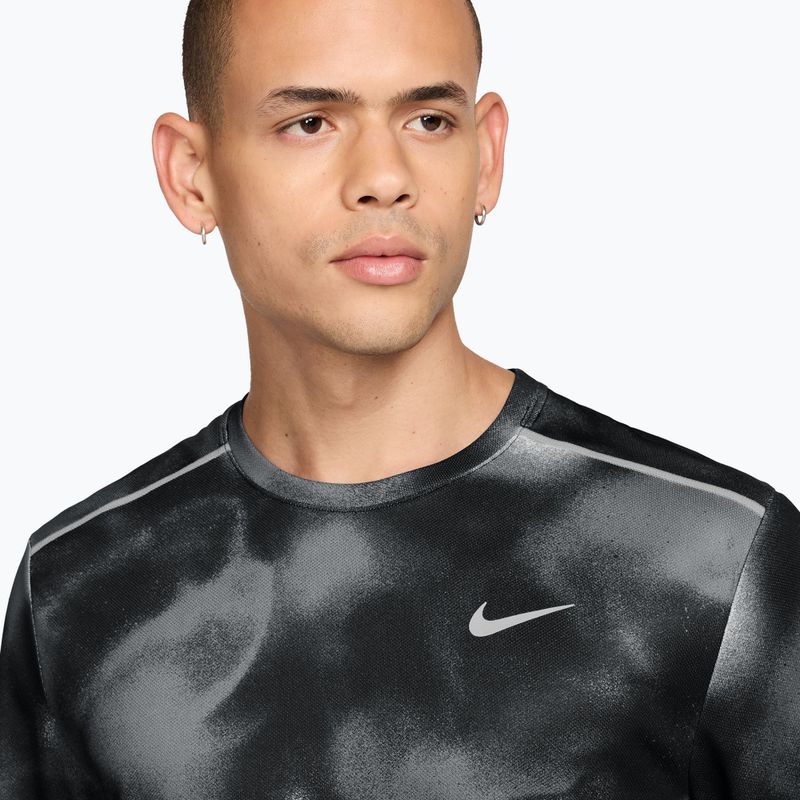 Maglia da corsa da uomo Nike Miler black 3