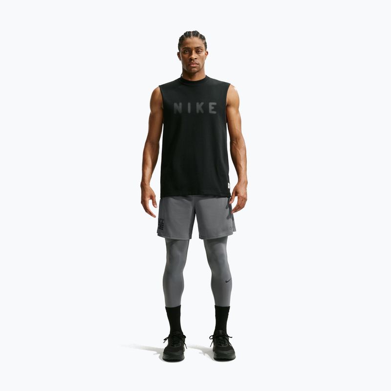 Pantaloncini da allenamento uomo Nike Flex smoke grey/black 2