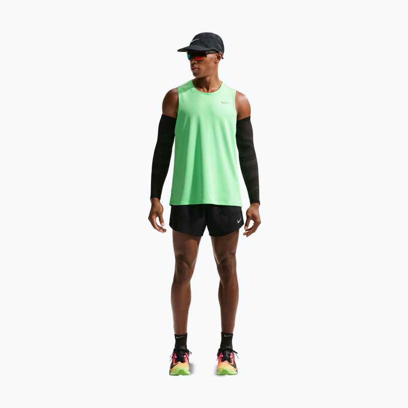 Maglia da corsa da uomo Nike Miler illusion green 2