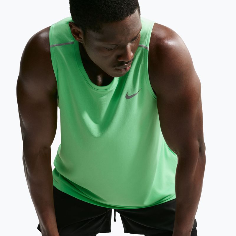 Maglia da corsa da uomo Nike Miler illusion green 7