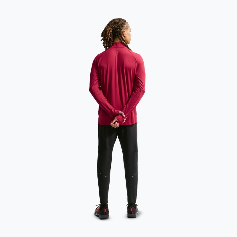 Felpa da corsa uomo Nike Stride 1/4 Zip Dri-Fit tough red 3