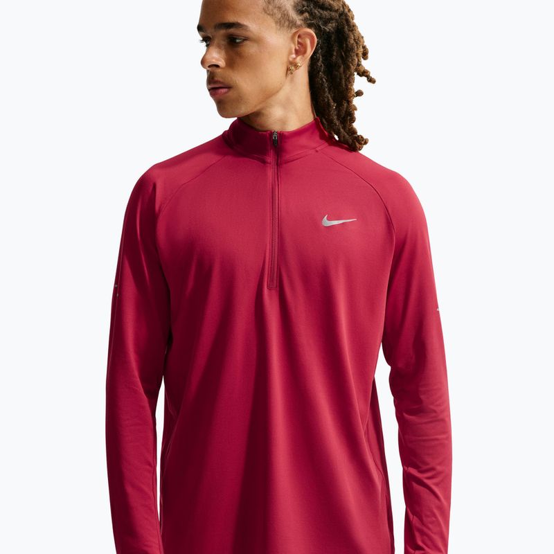 Felpa da corsa uomo Nike Stride 1/4 Zip Dri-Fit tough red 4