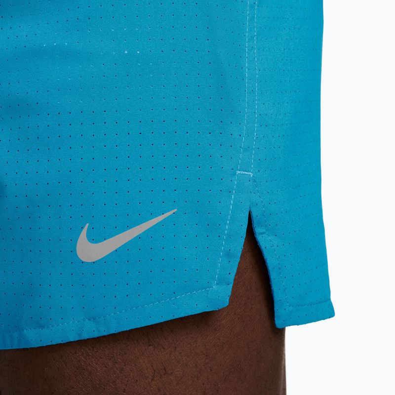 Pantaloncini da corsa da uomo Nike Fast light current blue/black 4
