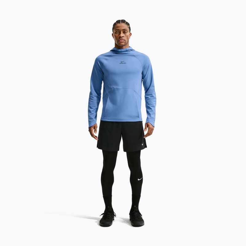 Felpa da allenamento uomo Nike Pro Indigo Storm/Black 2
