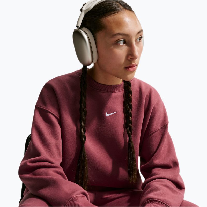 Felpa bambini Nike Sportswear Studio pink smoke/white 6