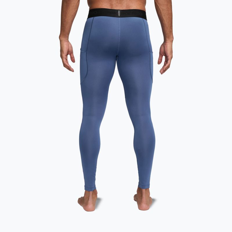 Leggings da uomo Nike Pro indigo storm/black 2