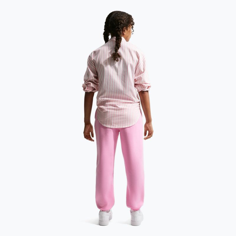 Pantaloni per bambini Nike Sportswear Studio Fleece pink rise/white 3