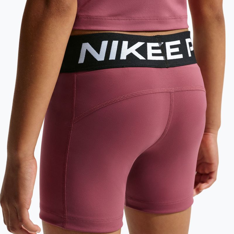 Pantaloncini bambini Nike Pro pink smoke/white 6