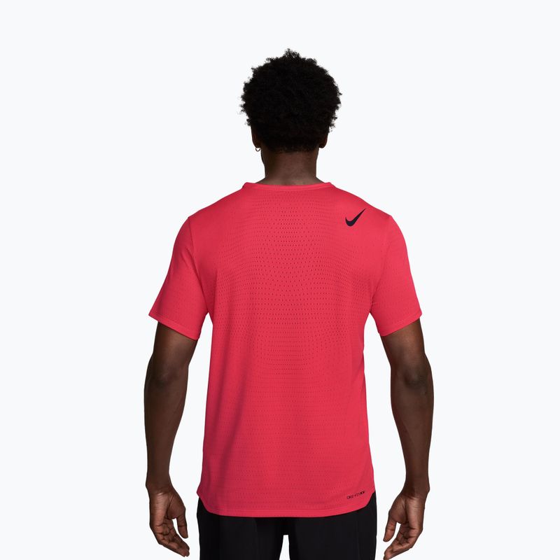 Maglia da corsa da uomo Nike AeroSwift fusion red/black 2