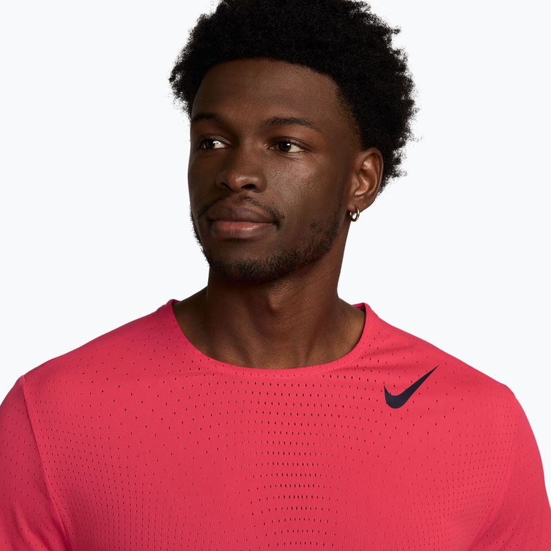 Maglia da corsa da uomo Nike AeroSwift fusion red/black 3