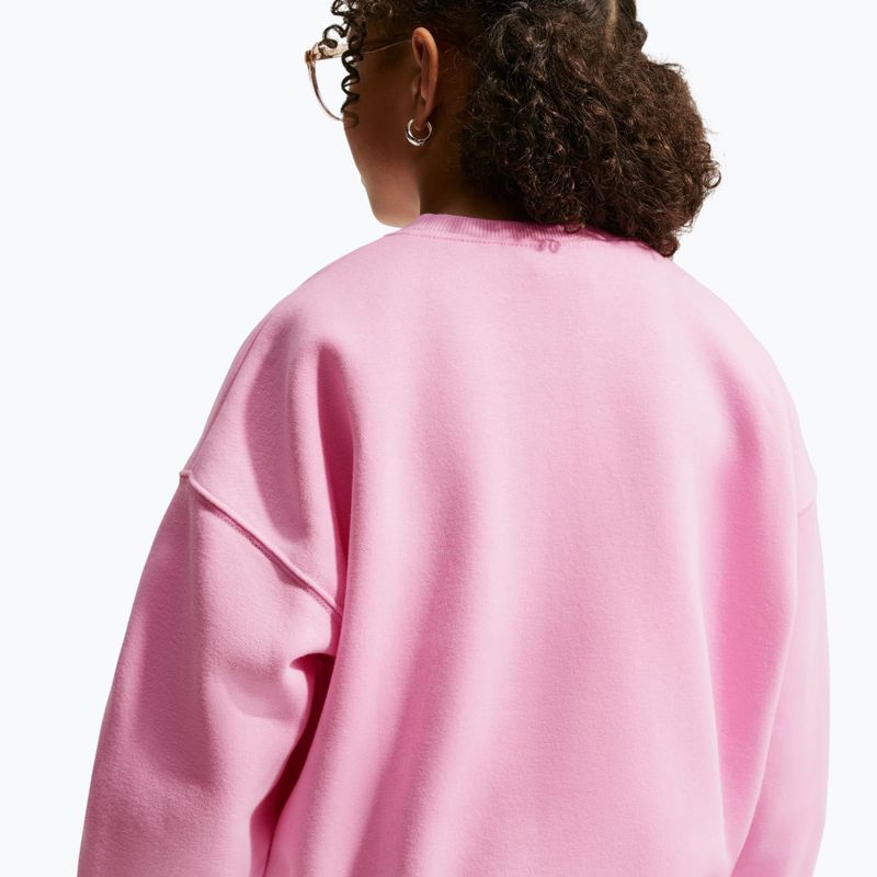 Felpa bambini Nike Sportswear Studio pink rise/white 5
