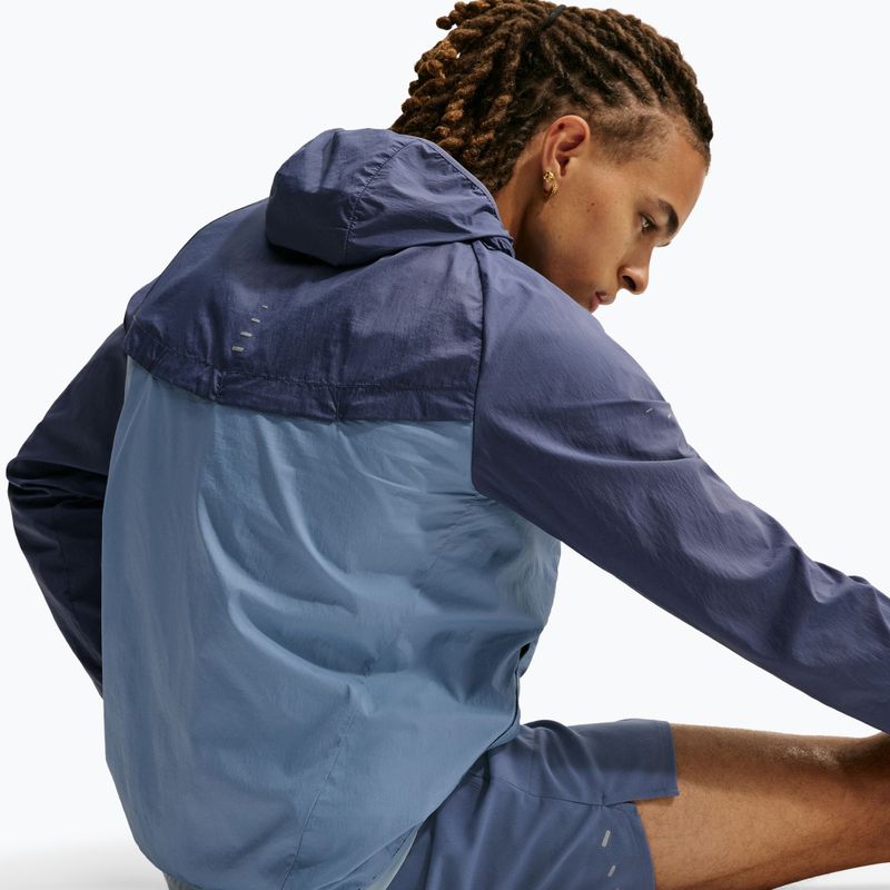 Giacca da corsa da uomo Nike Stride diffused blue/work blue 5