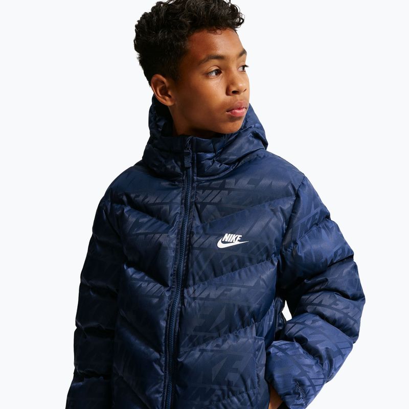 Giacca imbottita per bambini Nike Sportswear "All Day Play" midnight navy/white 8