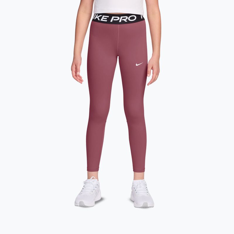 Leggings per bambini Nike Pro pink smoke/white