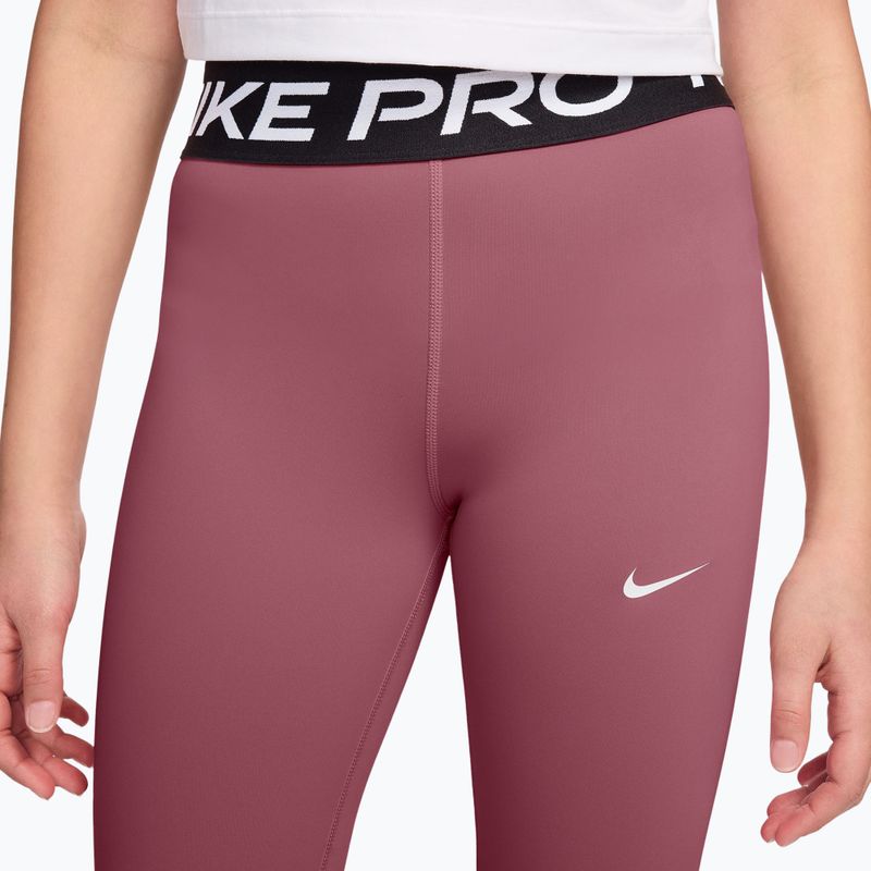 Leggings per bambini Nike Pro pink smoke/white 3