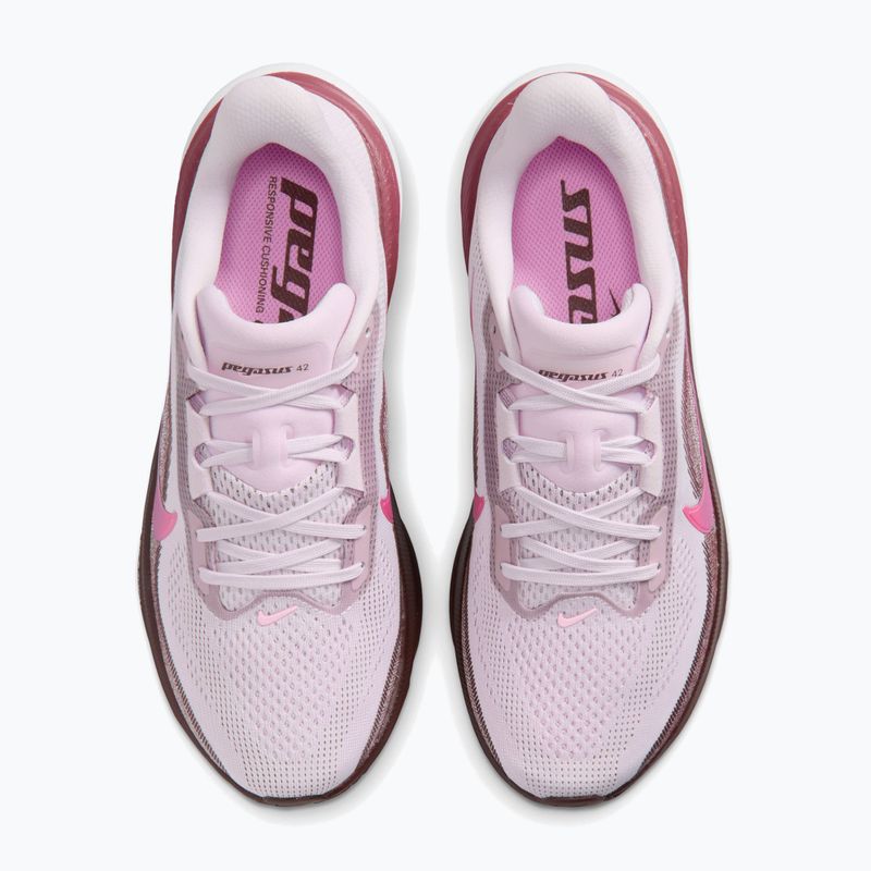 Scarpe da corsa donna Nike Pegasus 42 bleached lilac/mystic dates/pink rise 5