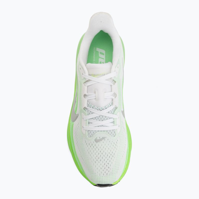 Scarpe da corsa donna Nike Pegasus 42 white/green strike/metallic silver 5