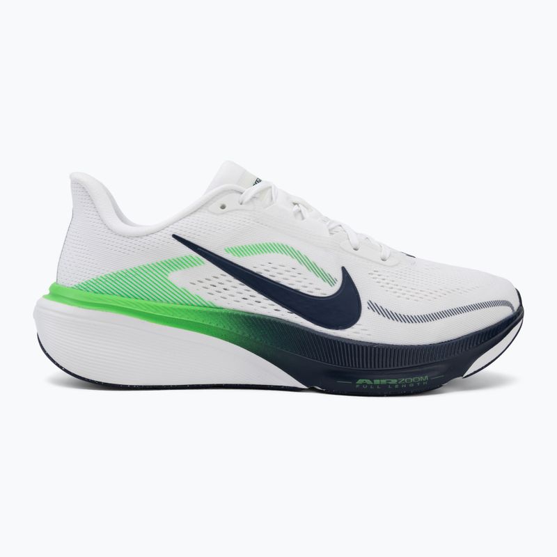 Scarpe da corsa uomo Nike Pegasus 42 white/green spark/midnight navy 2