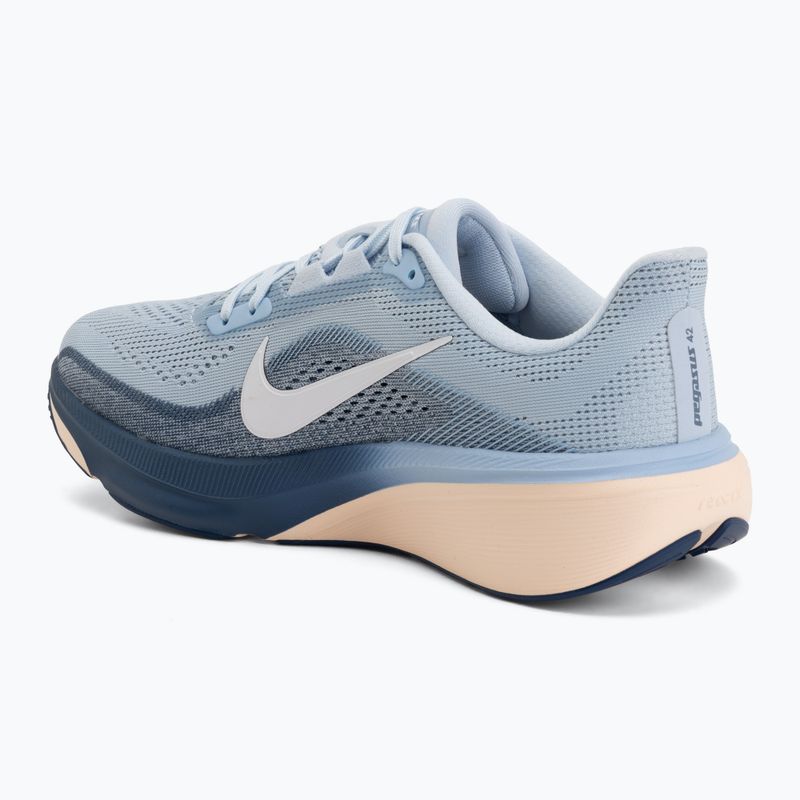 Scarpe da corsa donna Nike Pegasus 42 hydrogen blue/mystic navy/aluminum/white 3