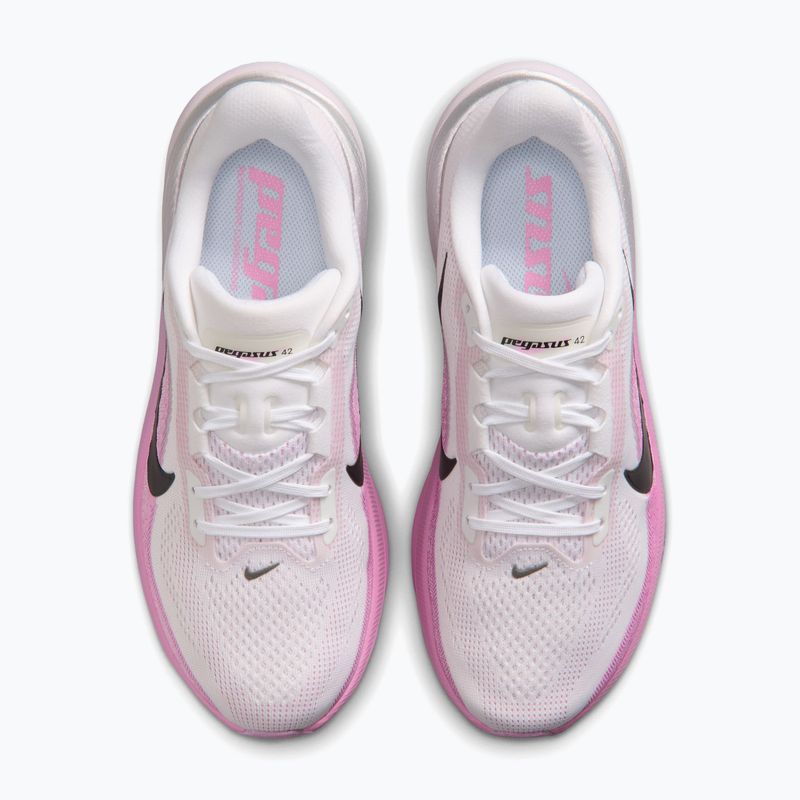 Scarpe da corsa donna Nike Pegasus 42 white/light magenta/bleached lilac/black 5