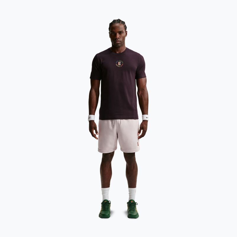 Polo Nike Court Dri-Fit Burgundy Ash 2
