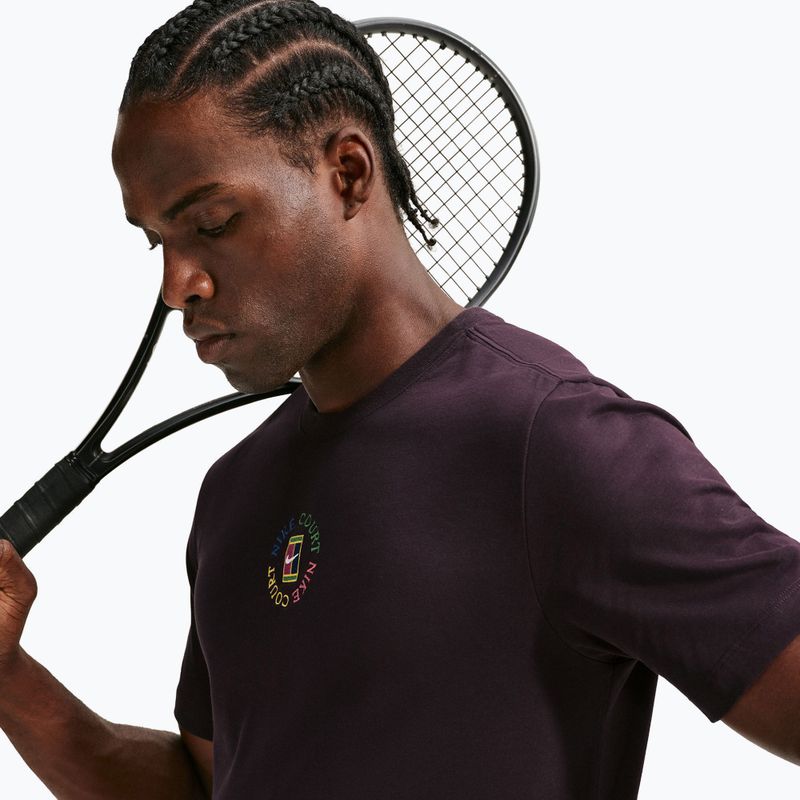 Polo Nike Court Dri-Fit Burgundy Ash 6