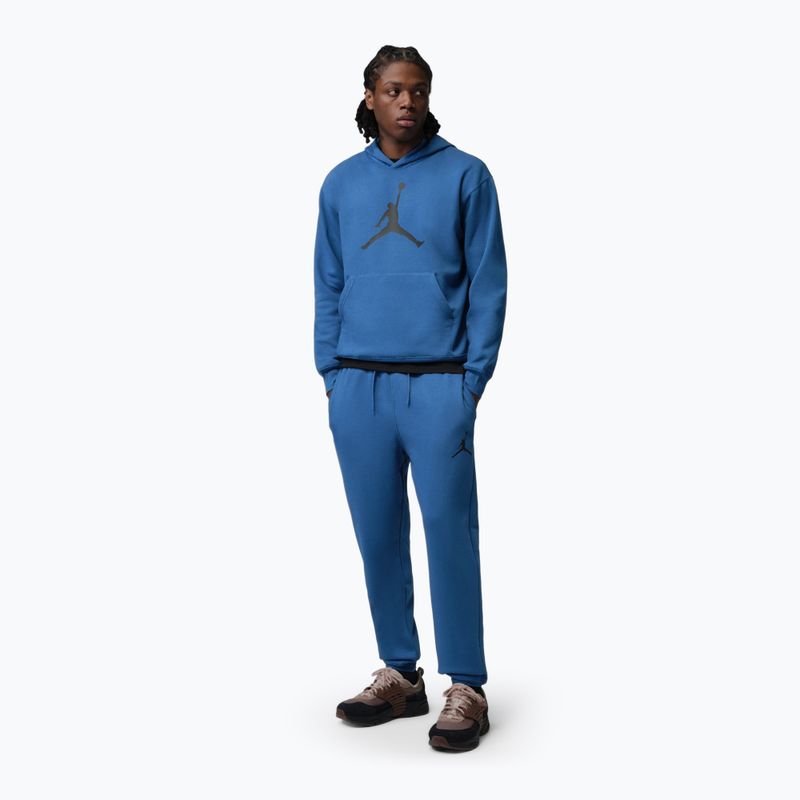Spodnie męskie Nike Jordan Fleece true blue/black 2