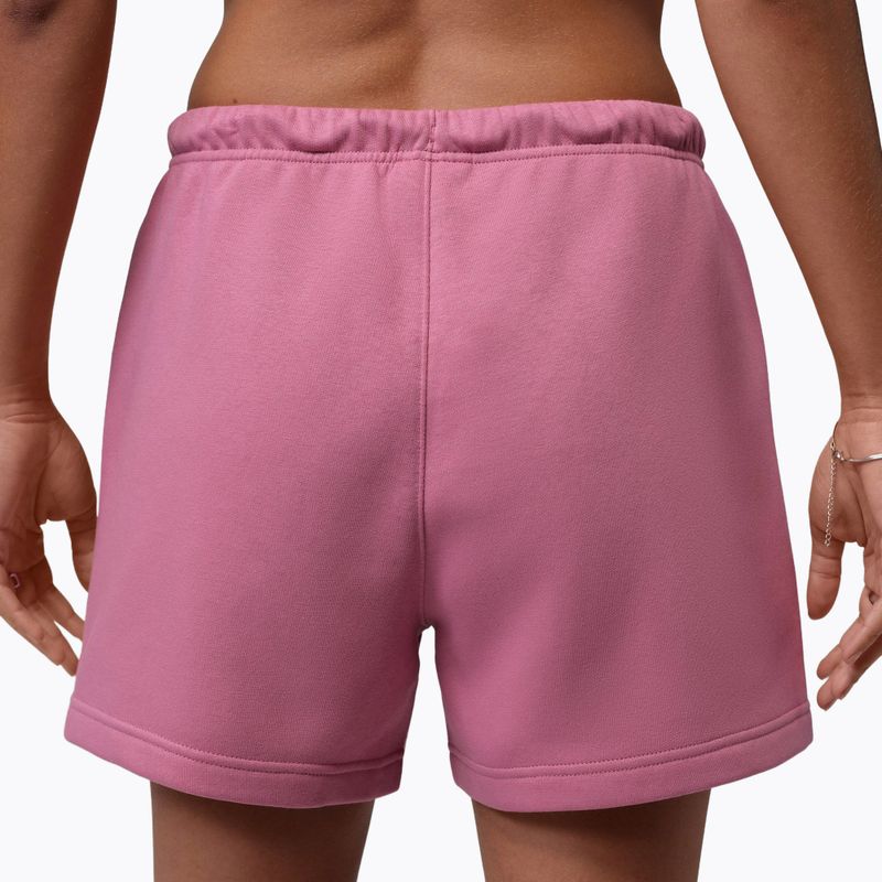 Pantaloncini da donna Jordan Fleece desert berry/white 4