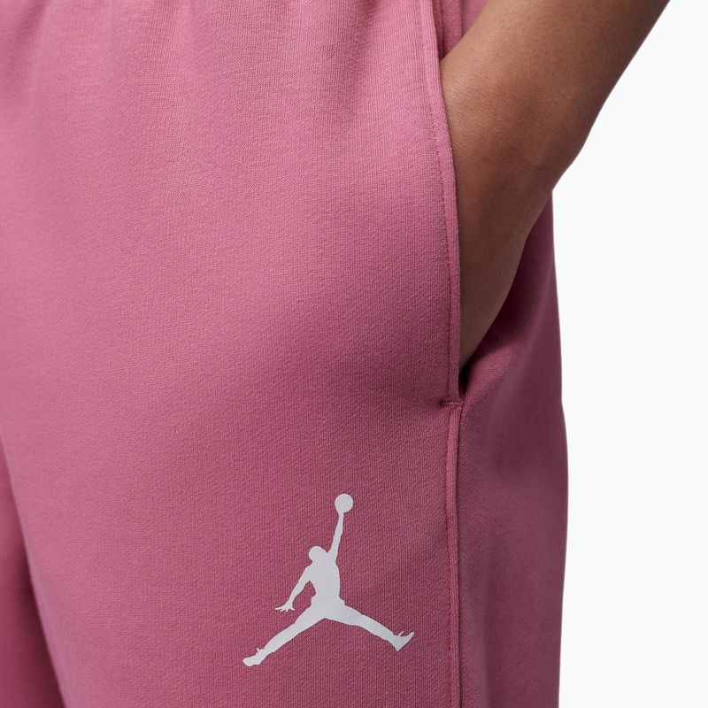 Pantaloni da donna Jordan Fleece desert berry/white 4